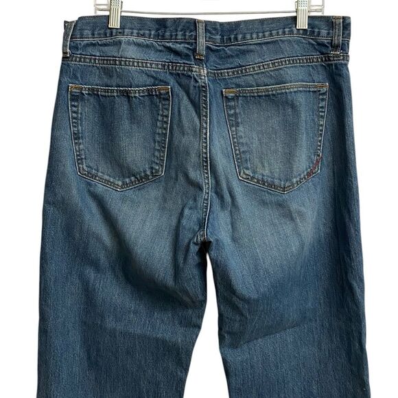 Banana Republic Men's Relaxed Fit Jeans Size 36x30 Blue Faded Light Distress - Picture 8 of 16